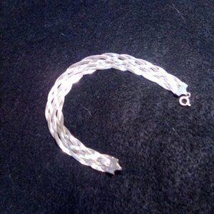 7 Inch Silver Bracelet from Italy